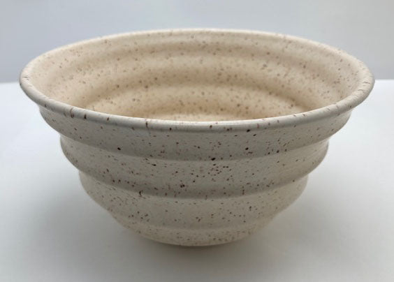 Speckled Cream-Colored Bowl