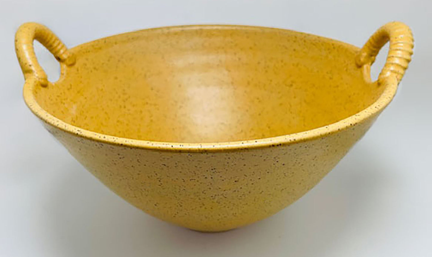 Yellow Bowl With Handles