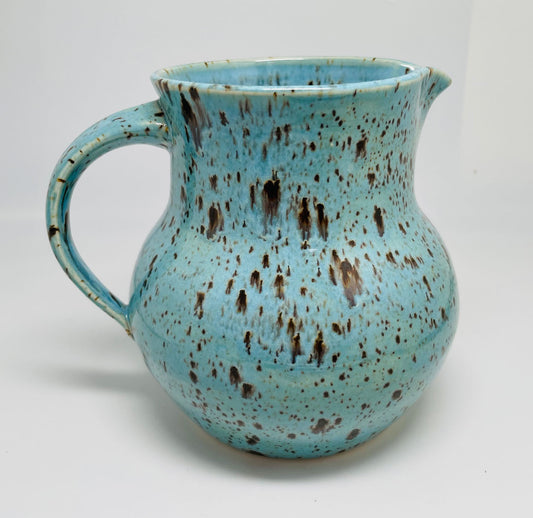 Speckled Blue Pitcher